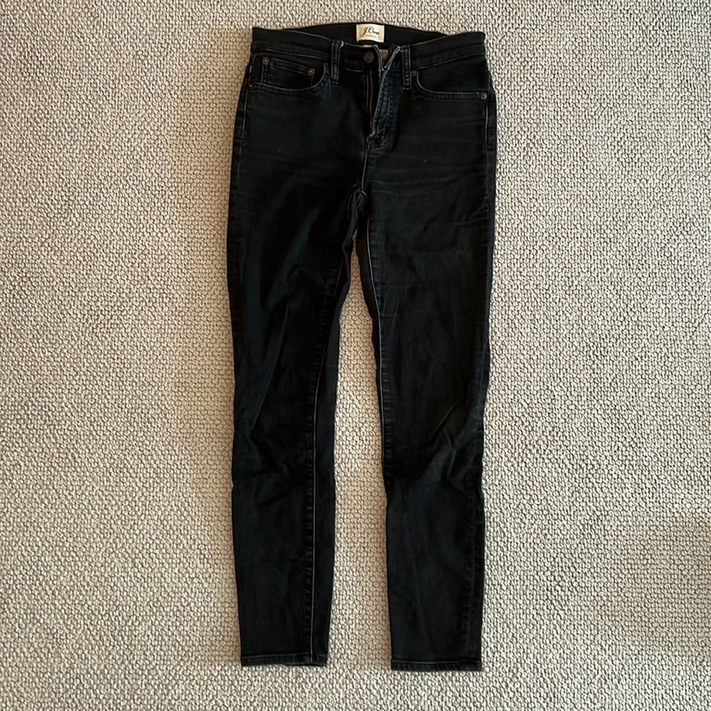 J Crew Black Stretch Pants